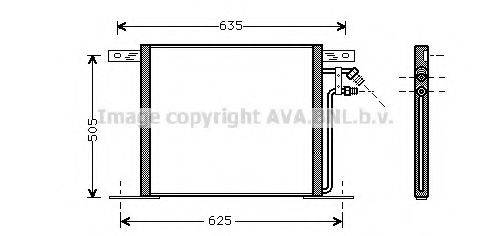 AVA QUALITY COOLING MS5220 Конденсатор, кондиционер