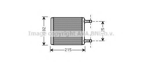 AVA QUALITY COOLING MS6442 Теплообменник, отопление салона