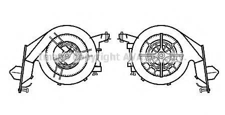 AVA QUALITY COOLING MS8660 Электродвигатель, вентиляция салона