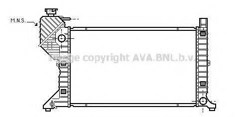 AVA QUALITY COOLING MSA2183 Радиатор, охлаждение двигателя