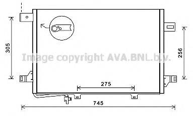 AVA QUALITY COOLING MSA5572D Конденсатор, кондиционер