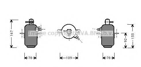 AVA QUALITY COOLING MSD007 Осушитель, кондиционер