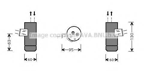 AVA QUALITY COOLING MSD104 Осушитель, кондиционер