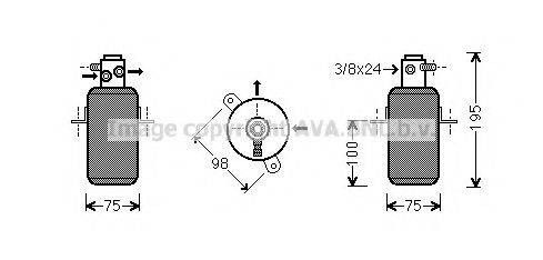 AVA QUALITY COOLING MSD266 Осушитель, кондиционер