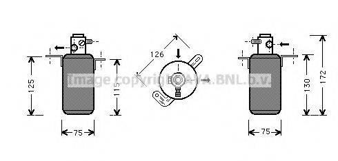 AVA QUALITY COOLING MSD267 Осушитель, кондиционер