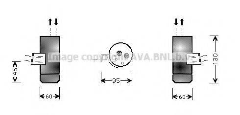 AVA QUALITY COOLING MSD292 Осушитель, кондиционер