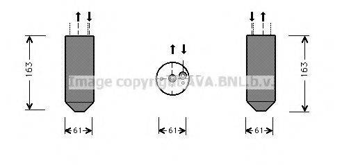 AVA QUALITY COOLING MSD362 Осушитель, кондиционер