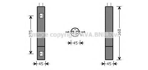 AVA QUALITY COOLING MSD665 Осушитель, кондиционер