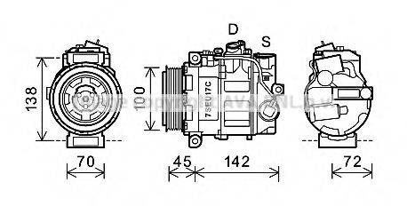 AVA QUALITY COOLING MSK613 Компрессор, кондиционер