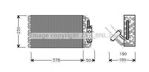 AVA QUALITY COOLING MSV001 Испаритель, кондиционер