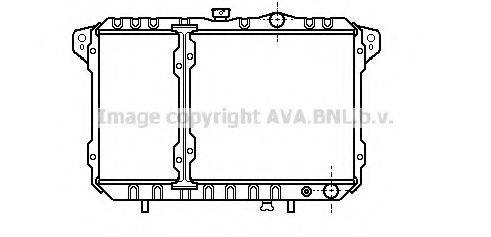 AVA QUALITY COOLING MT2035 Радиатор, охлаждение двигателя