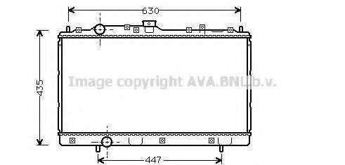 AVA QUALITY COOLING MT2113 Радиатор, охлаждение двигателя