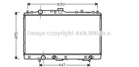 AVA QUALITY COOLING MT2114 Радиатор, охлаждение двигателя