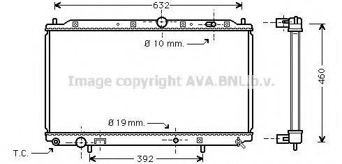 AVA QUALITY COOLING MT2116 Радиатор, охлаждение двигателя