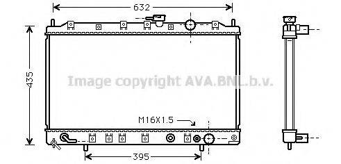 AVA QUALITY COOLING MT2127 Радиатор, охлаждение двигателя