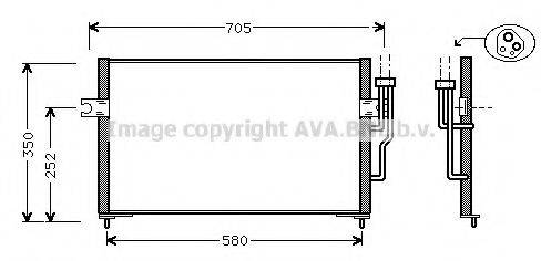 AVA QUALITY COOLING MT5100 Конденсатор, кондиционер