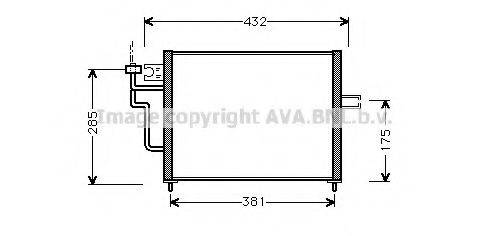 AVA QUALITY COOLING MT5104 Конденсатор, кондиционер