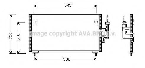 AVA QUALITY COOLING MT5106 Конденсатор, кондиционер