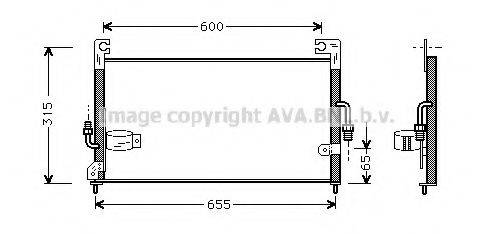 AVA QUALITY COOLING MT5115 Конденсатор, кондиционер