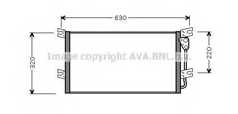 AVA QUALITY COOLING MT5154 Конденсатор, кондиционер