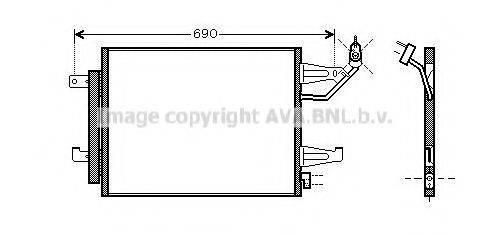 AVA QUALITY COOLING MT5177D Конденсатор, кондиционер