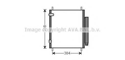 AVA QUALITY COOLING MT5244D Конденсатор, кондиционер