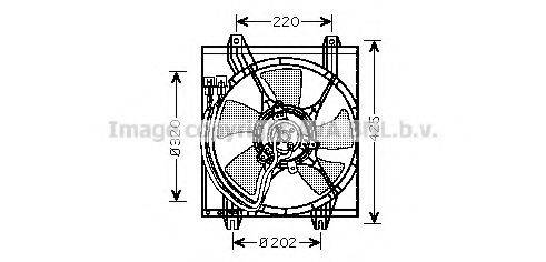 AVA QUALITY COOLING MT7527 Вентилятор, охлаждение двигателя