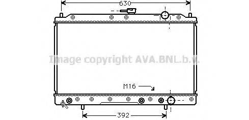 AVA QUALITY COOLING MTA2046 Радиатор, охлаждение двигателя