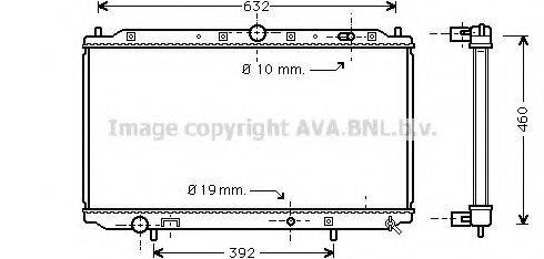 AVA QUALITY COOLING MTA2101 Радиатор, охлаждение двигателя