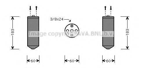 AVA QUALITY COOLING MTD234 Осушитель, кондиционер