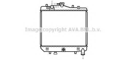 AVA QUALITY COOLING MZ2042 Радиатор, охлаждение двигателя