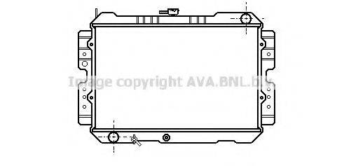 AVA QUALITY COOLING MZ2043 Радиатор, охлаждение двигателя