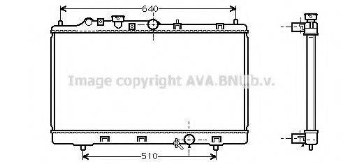 AVA QUALITY COOLING MZ2153 Радиатор, охлаждение двигателя