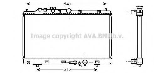 AVA QUALITY COOLING MZ2154 Радиатор, охлаждение двигателя