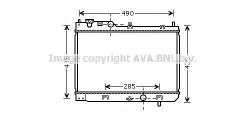 AVA QUALITY COOLING MZ2214 Радиатор, охлаждение двигателя