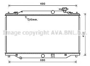 AVA QUALITY COOLING MZ2269 Радиатор, охлаждение двигателя