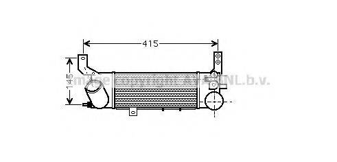 AVA QUALITY COOLING MZ4187 Интеркулер