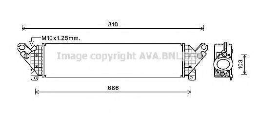 AVA QUALITY COOLING MZ4277 Интеркулер