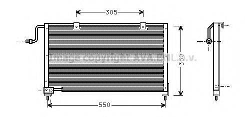 AVA QUALITY COOLING MZ5106 Конденсатор, кондиционер