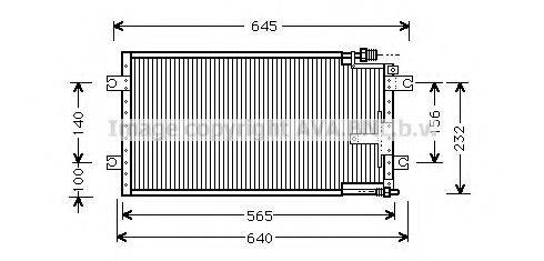 AVA QUALITY COOLING MZ5109 Конденсатор, кондиционер
