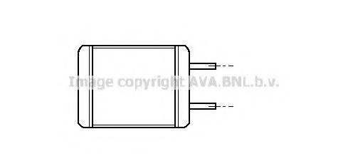 AVA QUALITY COOLING MZ6077 Теплообменник, отопление салона
