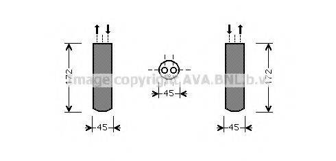 AVA QUALITY COOLING MZD185 Осушитель, кондиционер