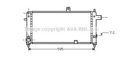 AVA QUALITY COOLING OL2054 Радиатор, охлаждение двигателя