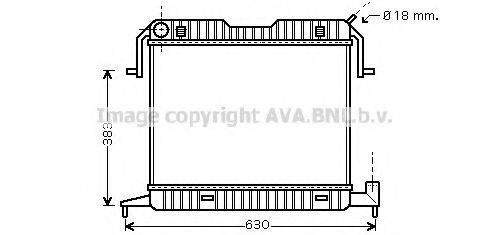 AVA QUALITY COOLING OL2105 Радиатор, охлаждение двигателя