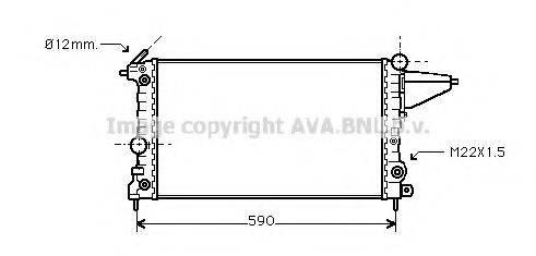 AVA QUALITY COOLING OL2117 Радиатор, охлаждение двигателя