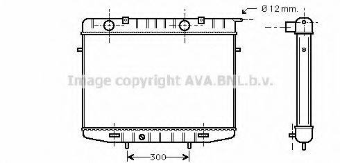 AVA QUALITY COOLING OL2213 Радиатор, охлаждение двигателя