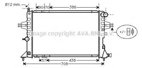 AVA QUALITY COOLING OL2252 Радиатор, охлаждение двигателя