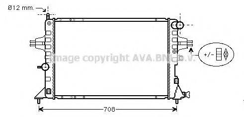 AVA QUALITY COOLING OL2293 Радиатор, охлаждение двигателя