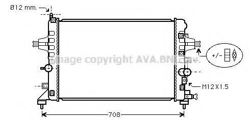 AVA QUALITY COOLING OL2363 Радиатор, охлаждение двигателя