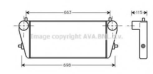 AVA QUALITY COOLING OL4189 Интеркулер